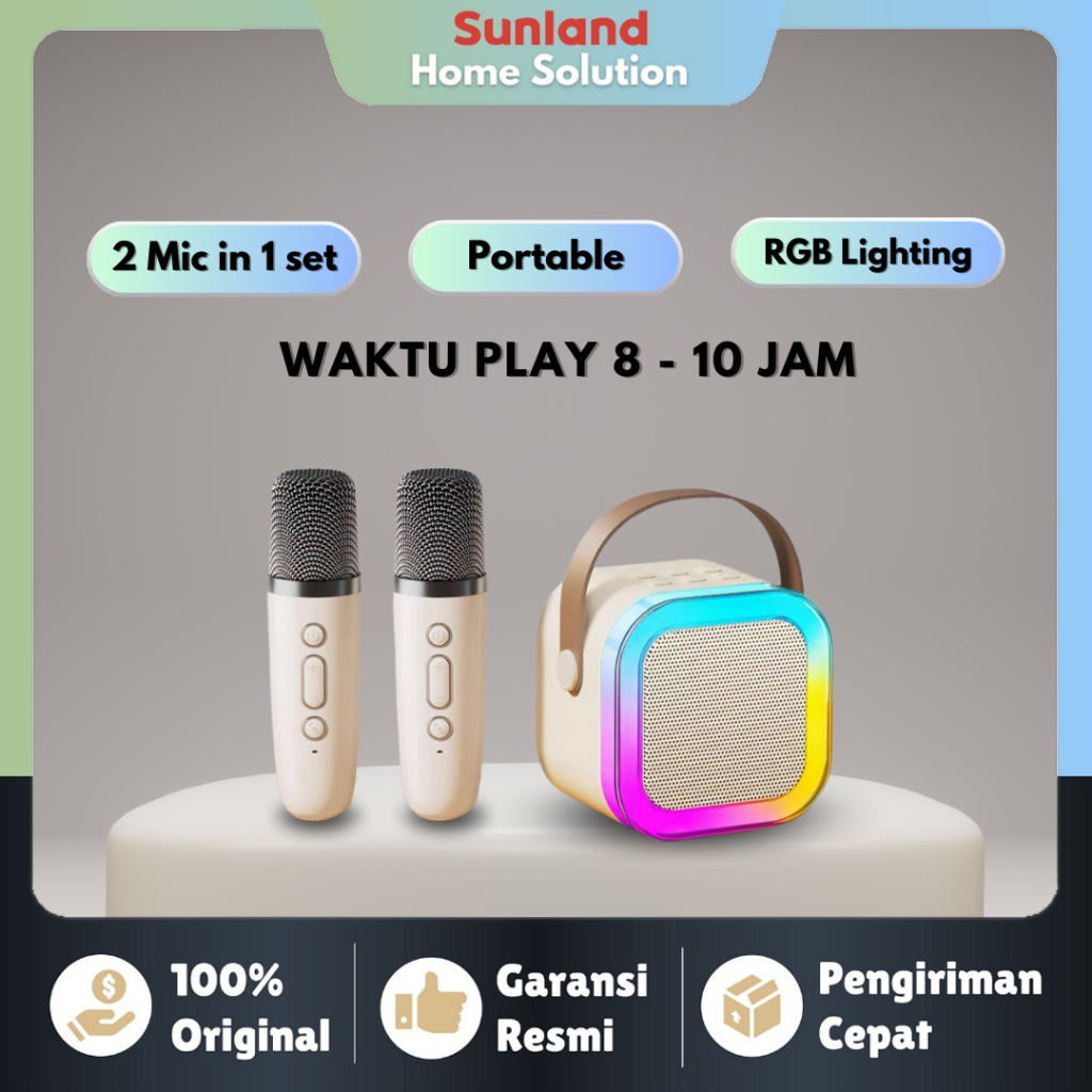 Jual WINUP Karaoke Speaker Bluetooth 2 IN 1 MIC SET Mini KTV with ...