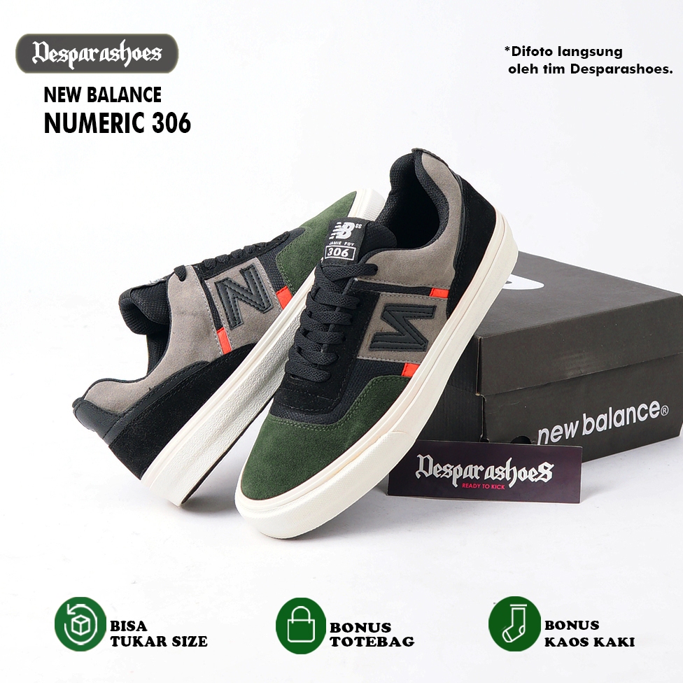 Sepatu Sneakers Pria NB New Balance Numeric 306 Jamie Foy Import Premium