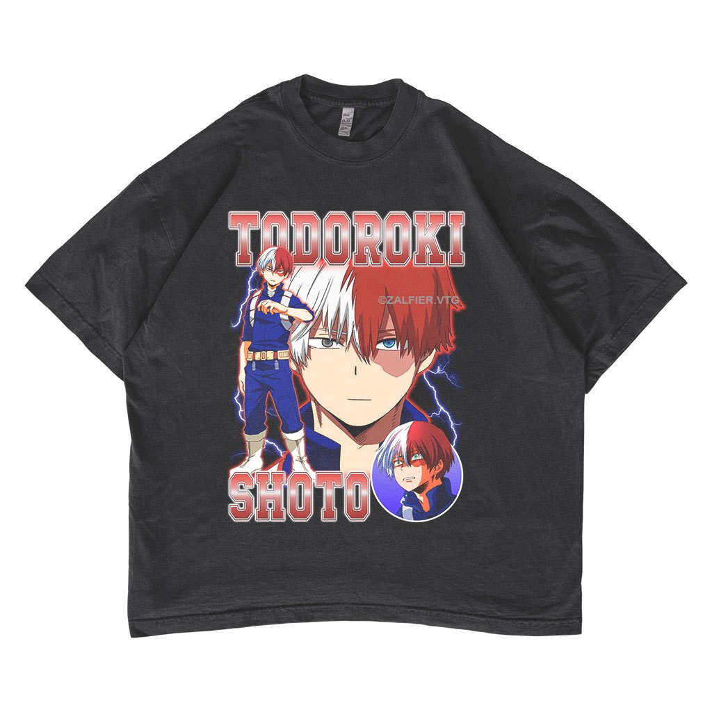 My Hero Academia Original Art Exhibition - Shoto Todoroki VS Dabi T-Shirt L Size or XL Size main image 1