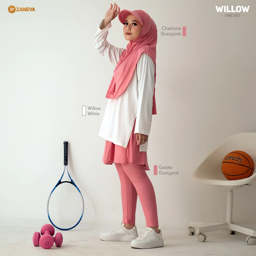 Baju Olahraga Terbaru Zaneva Set Sport Willow, Charlotte dan Goldie Modern Kekinian