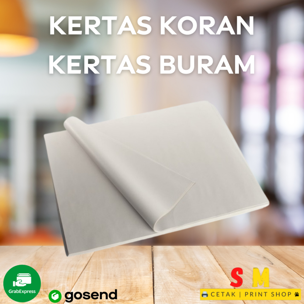 Jual Kertas Koran/Buram/Flip Chart Paper / Bungkus Nasi Padang Plano ...