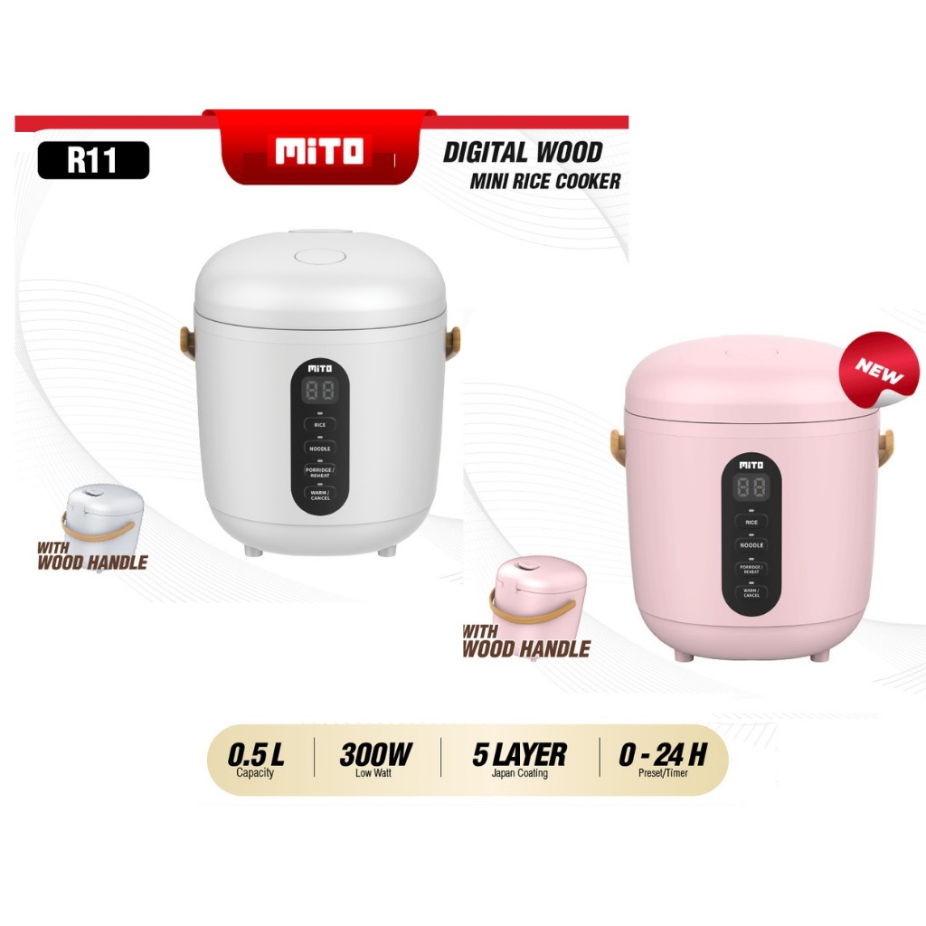 Jual Mito Digital Mini Rice Cooker R11 4in1 0.5L Shopee Indonesia