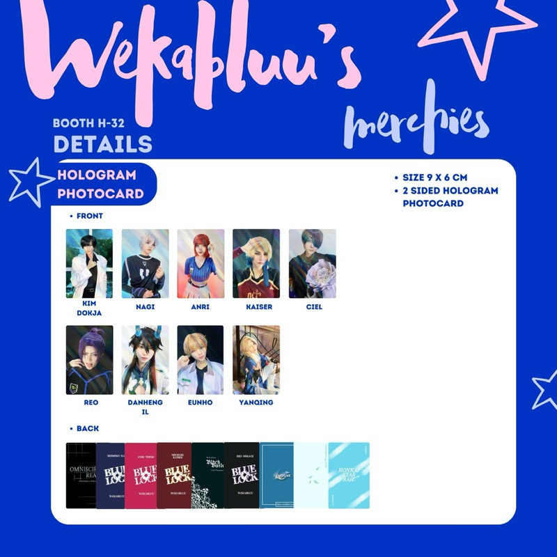 Jual Photocard pc Cosplay Weka + FREEBIES!! | Shopee Indonesia