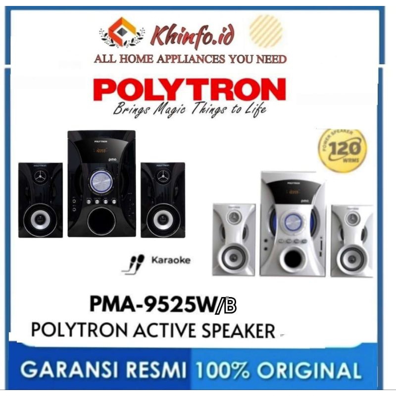 Jual SPEAKER BLUETOOTH POLYTRON PMA 9525 SPEAKER MULTIMEDIA PMA9525 ...