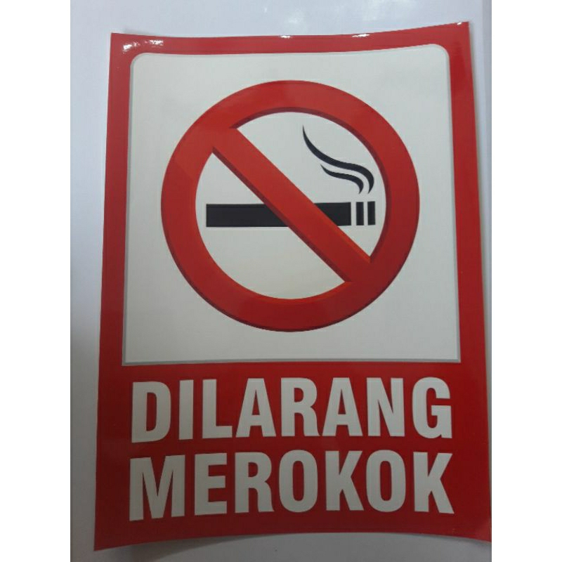 Jual Stiker Dilarang Merokok Shopee Indonesia