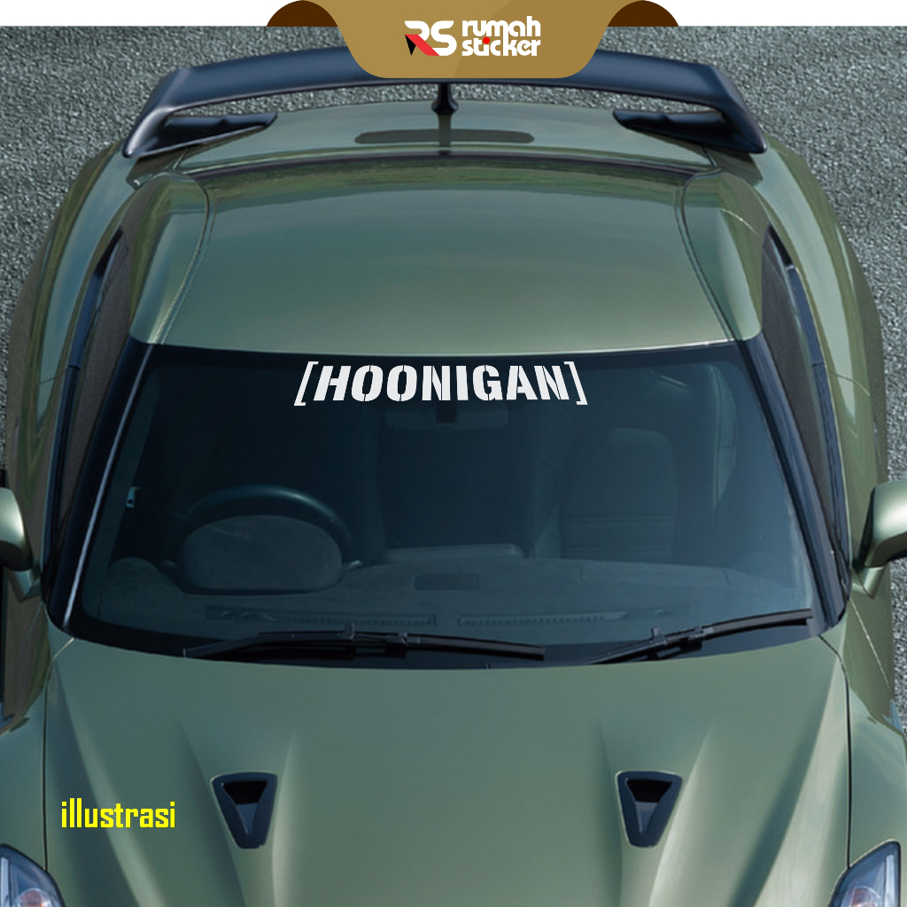 Jual Sticker Stiker Cutting Body Kaca Windshield Mobil Jdm Style ...