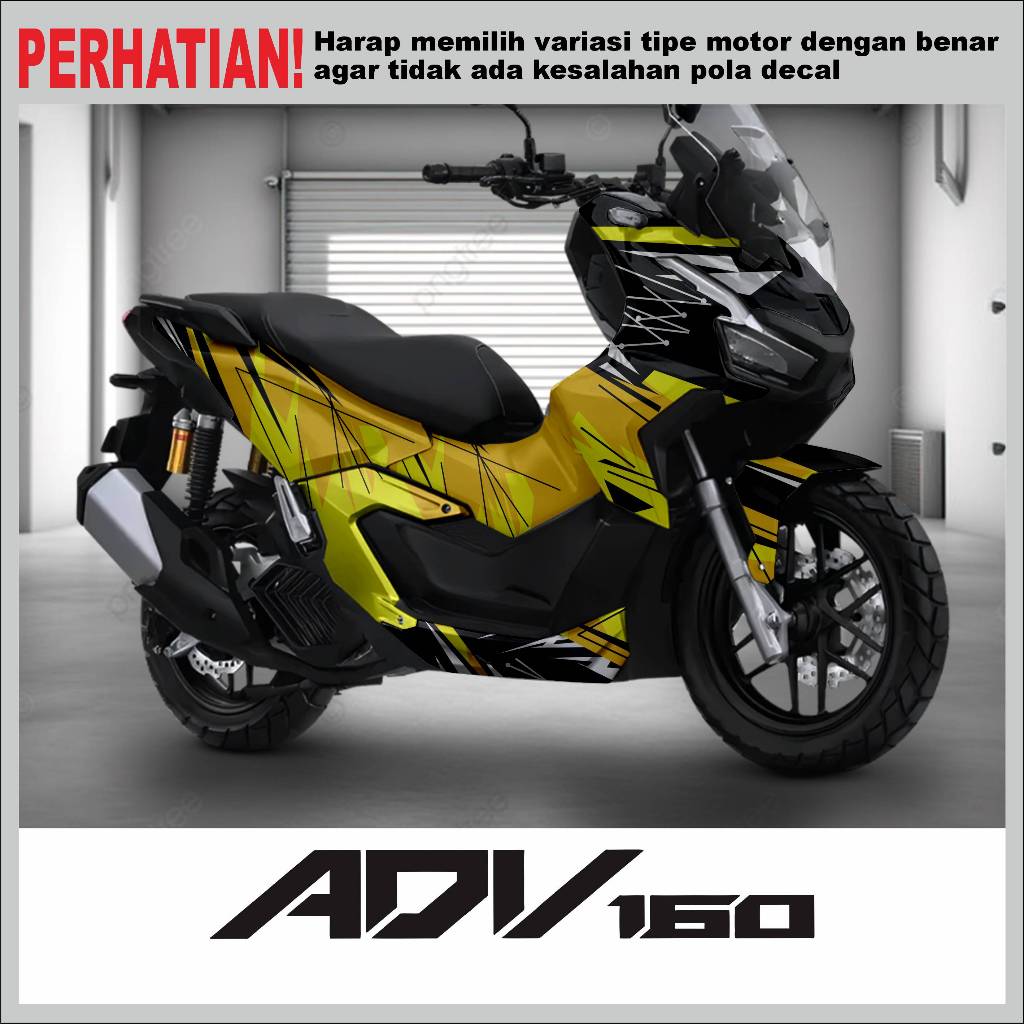 Jual decal Honda ADV 160 ADV 150 full body custom sticker free design ...