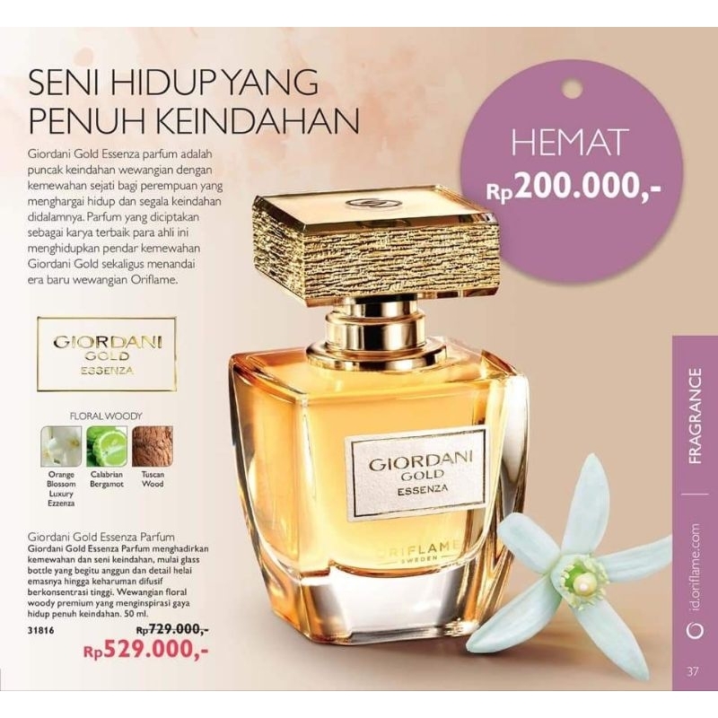 Jual PROMO GIORDANI GOLD ESSENZA PARFUM GIORDANI GOLD ESSENZA PERFUMED ...