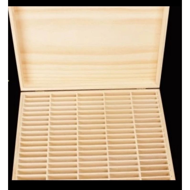Jual Box kayu uang bergrade 100 lubang slab NGC 360 x 295 x 103 mm ...