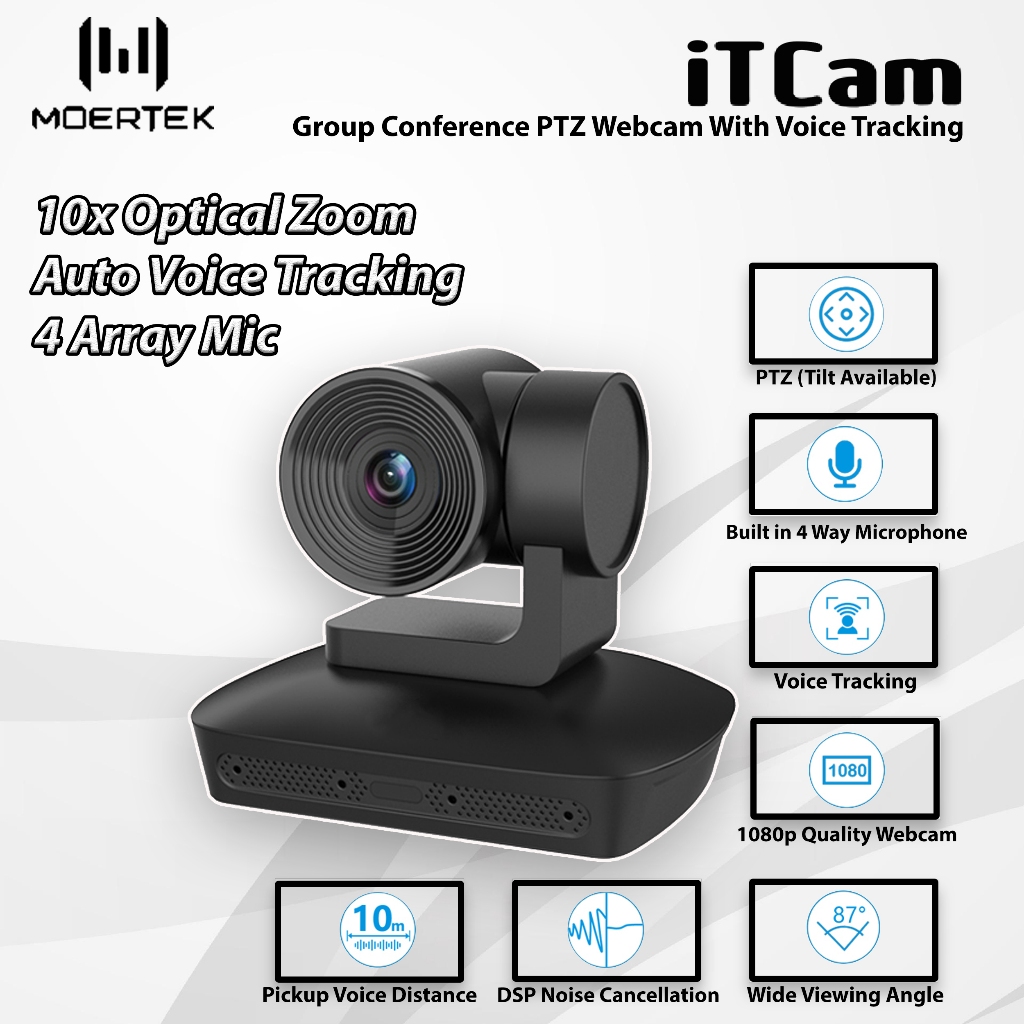 Jual Video Conference cam 10x Optical Zoom PTZ Camera iTCAM With