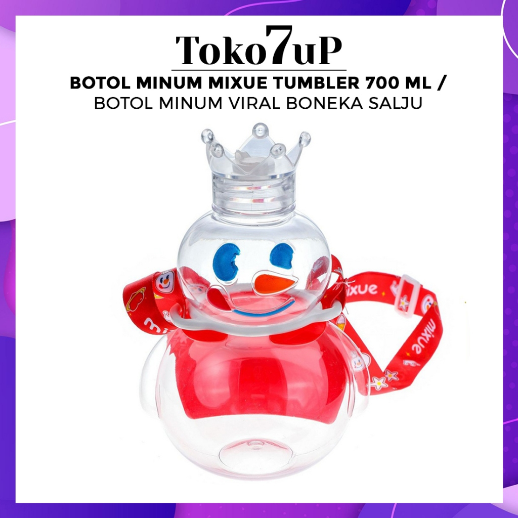 Jual Botol Minum Mixue Tumbler 700 Ml Botol Minum Viral Boneka Salju Shopee Indonesia 9252