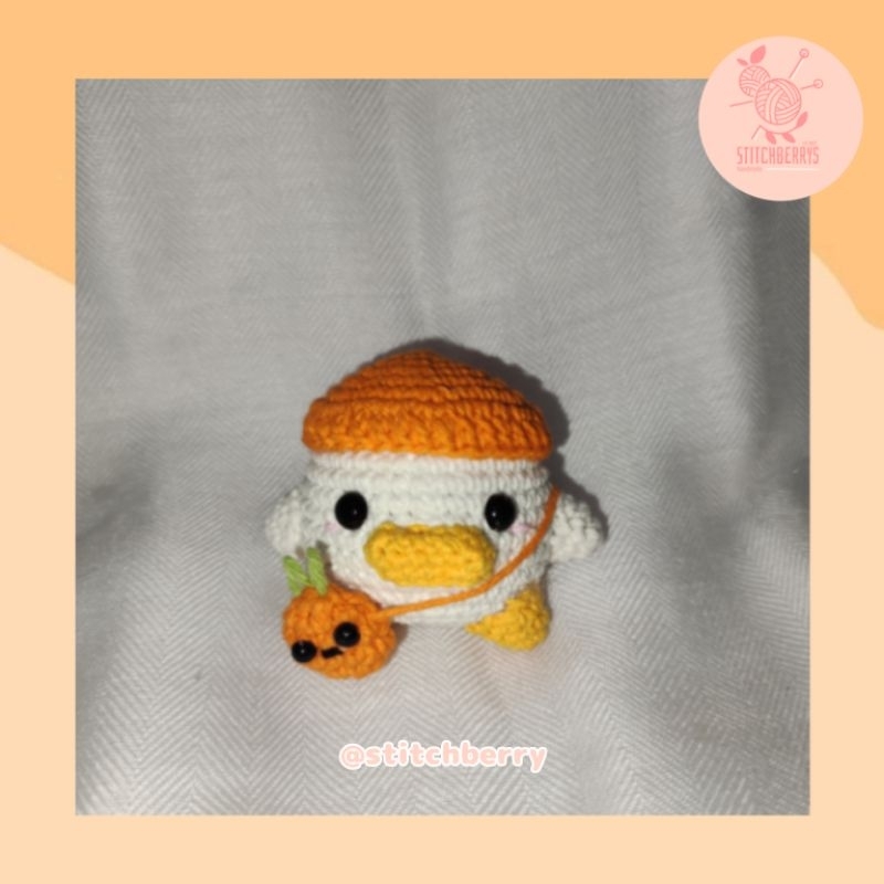 Jual Amigurumi Baby duck | amigurumi Bebek | cute keychain | gantungan ...