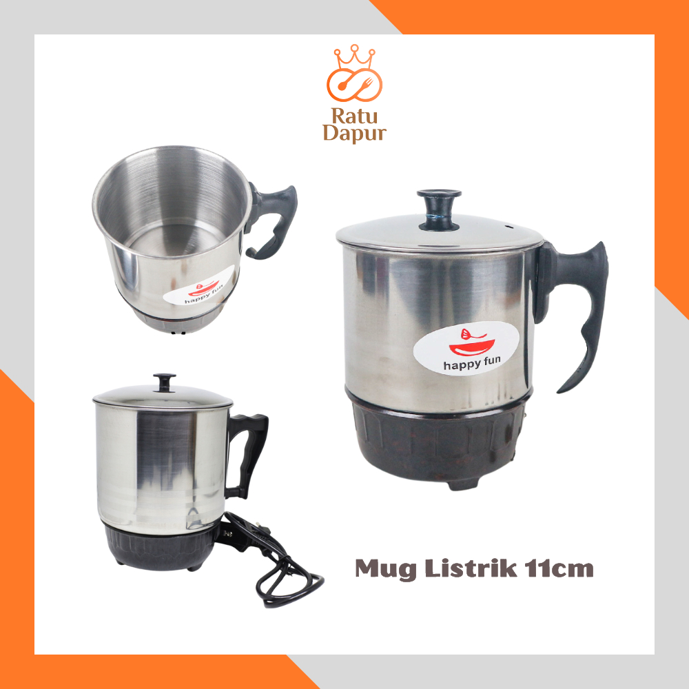 Jual Teko Pemanas Air Mug Listrik Cm Panci Listrik Heating Cup Stainless Steel Shopee