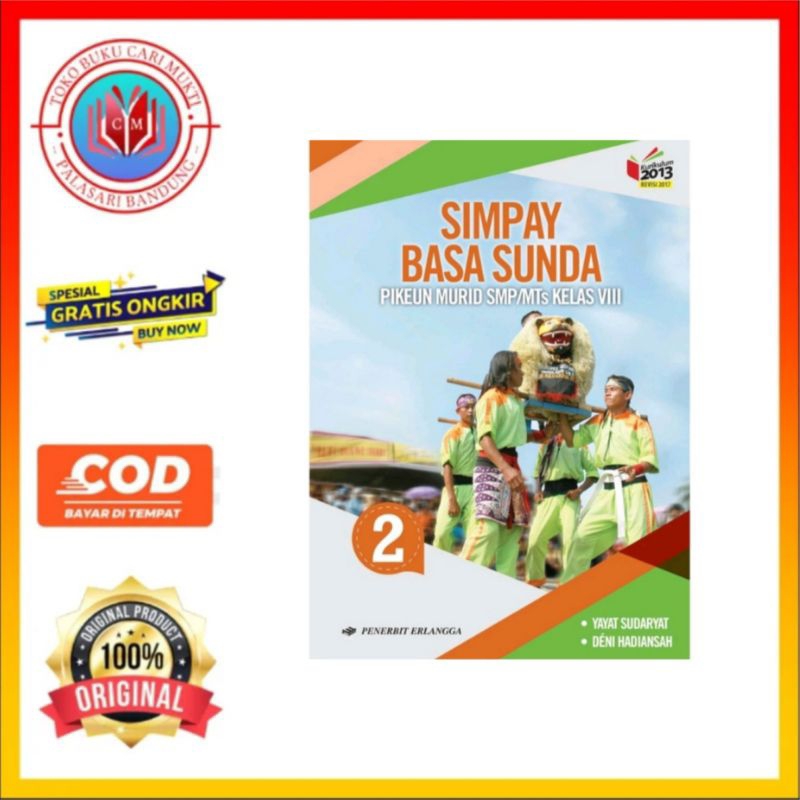 Jual Erlangga Buku Simpay Basa Sunda Pikeun Murid SMP/MTS Kelas 8 ...