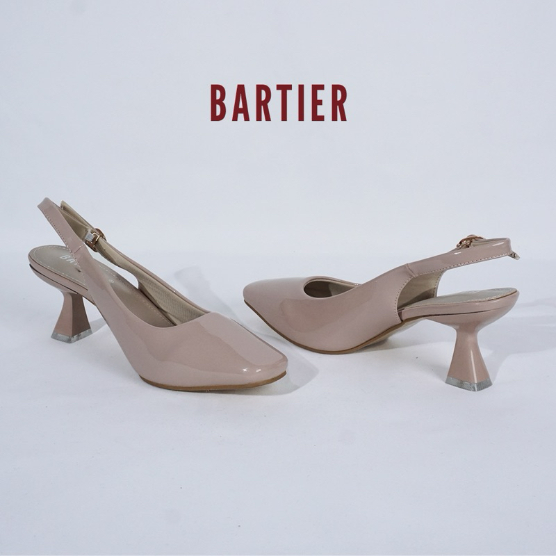Jual BARTIER SEPATU KERJA WANITA HAK 7CM HEELS SEPATU TALI