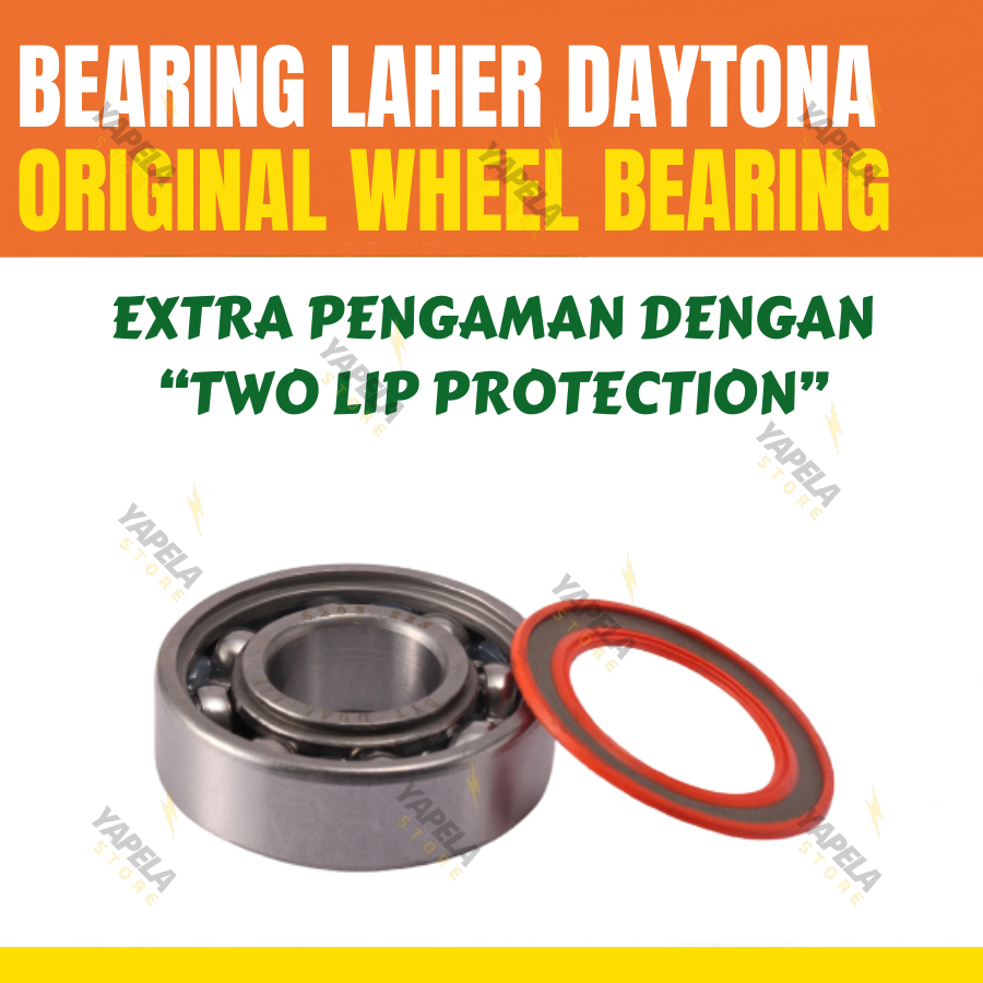 Jual Bearing Laher Vega Original Daytona Racing Lahar 6300-RS | Shopee ...