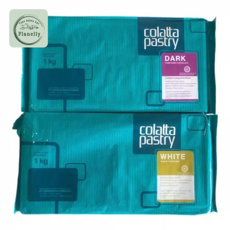 Jual 1kg Collata Pastry compound coklat DARK/WHITE | Shopee Indonesia