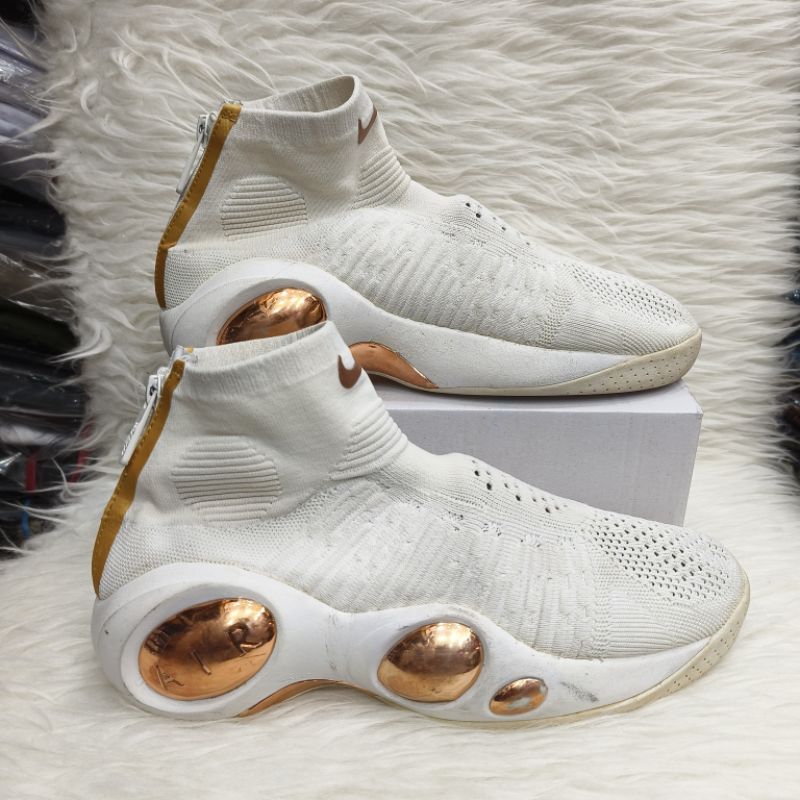 Nike flight bonafide white best sale rose gold