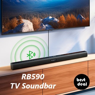 Jual Robot RB590 Soundbar Bluetooth Speaker Bass TV PC Aux 3.5mm Micro ...