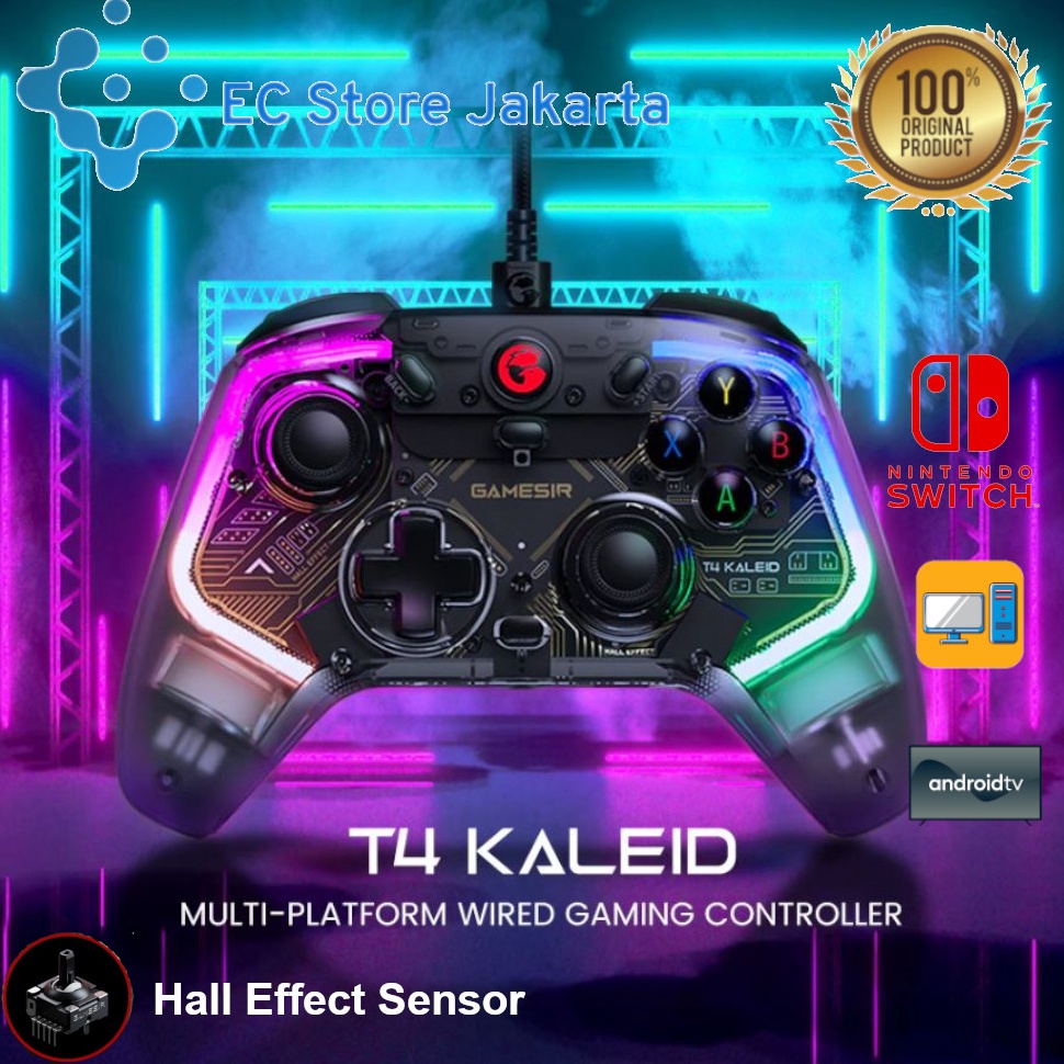 Jual KODE A7K3 GameSir T4 Kaleid Wired Gaming Controller With Hall