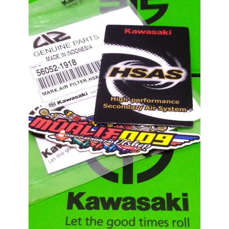 Jual STICKER STIKER LABEL TABUNG KOTAK HSAS NINJA R RR SS 150 ORIGINAL ...