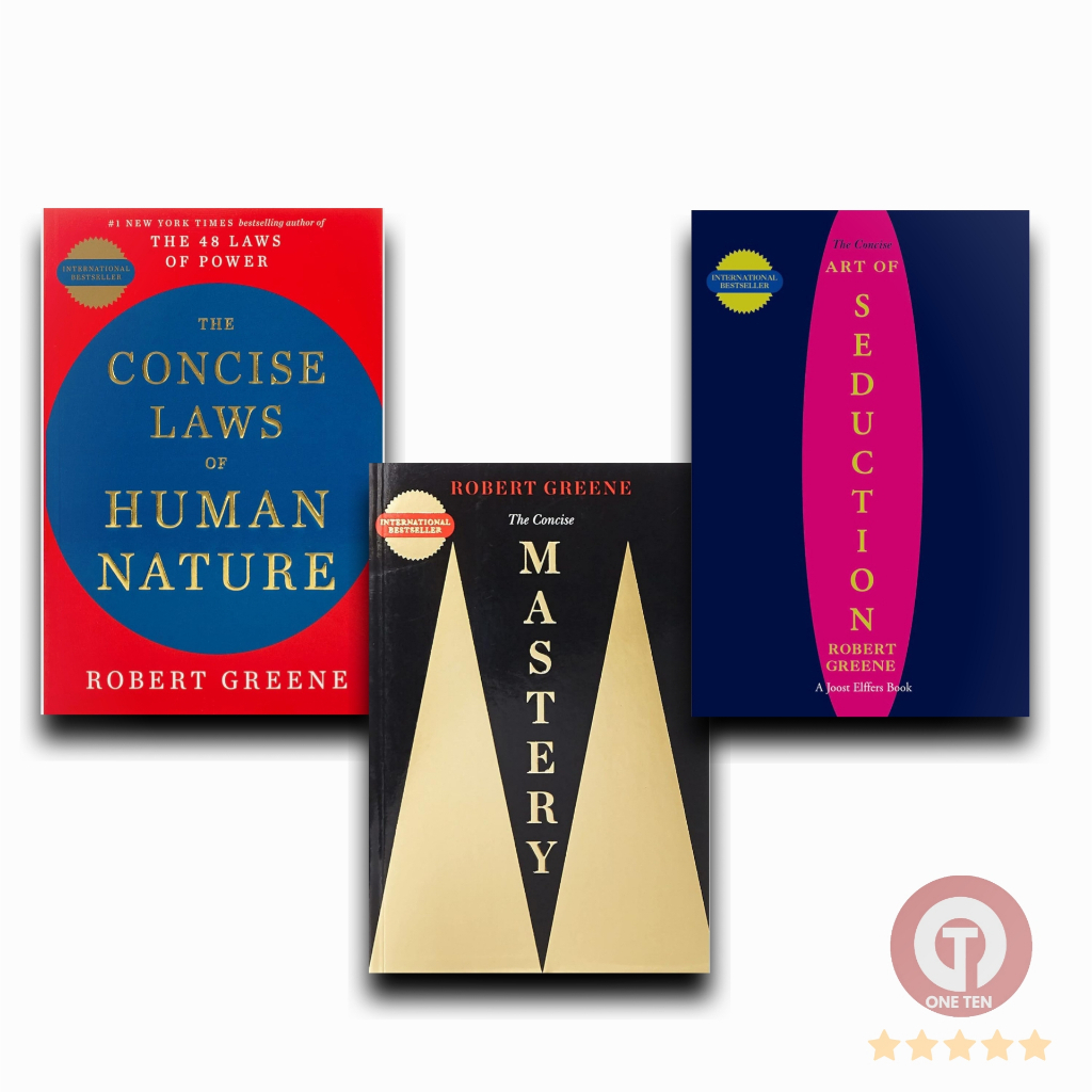 Jual Paket 3 Buku The Art Of Seduction Mastery Concise Laws Of Human