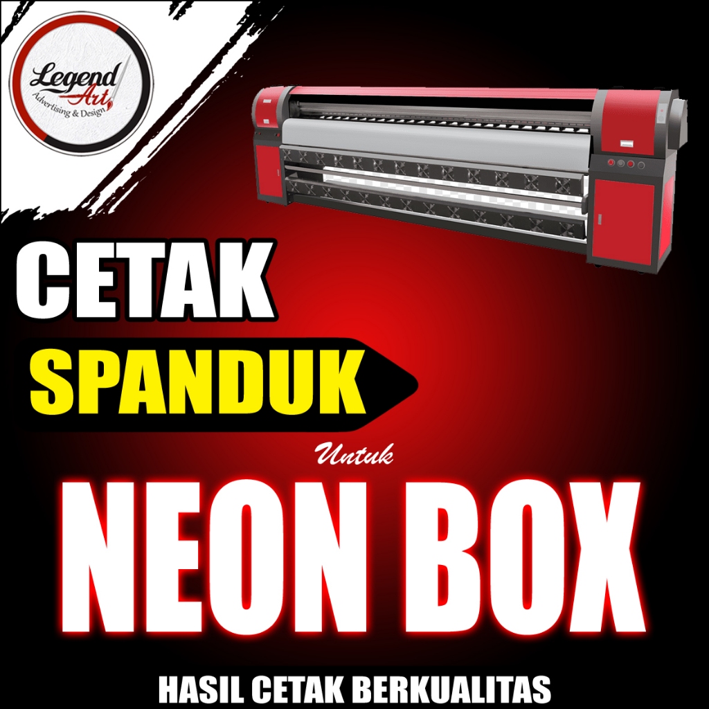 Jual Cetak Spanduk Untuk Neon Box Hasil Cetak Berkualitas Shopee