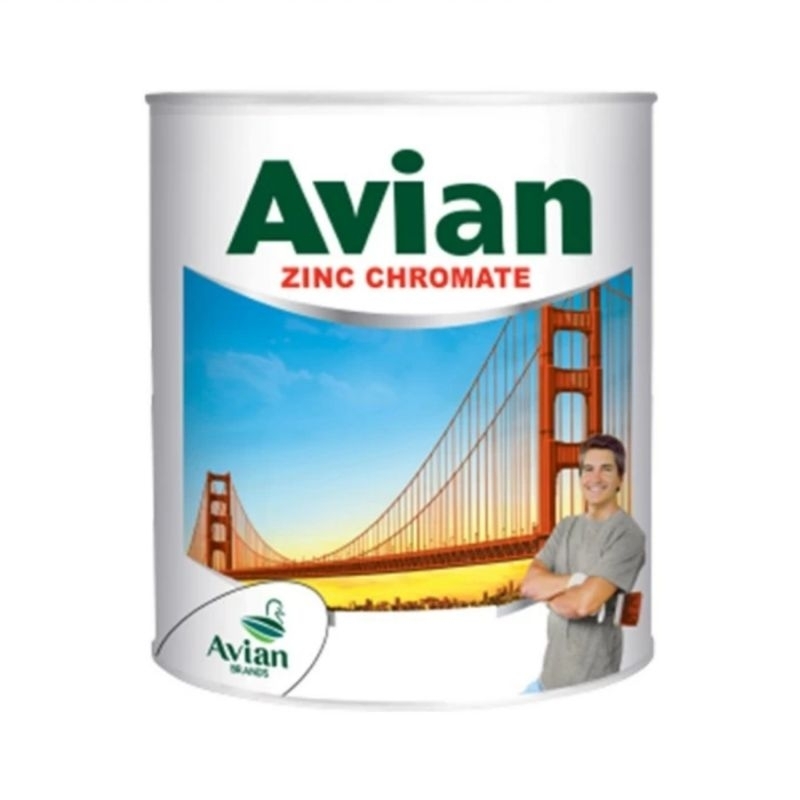 Jual Avian Zinc Chromate Cat Dasar Primer Anti Karat 1 kg Meni Besi 1kg Shopee Indonesia