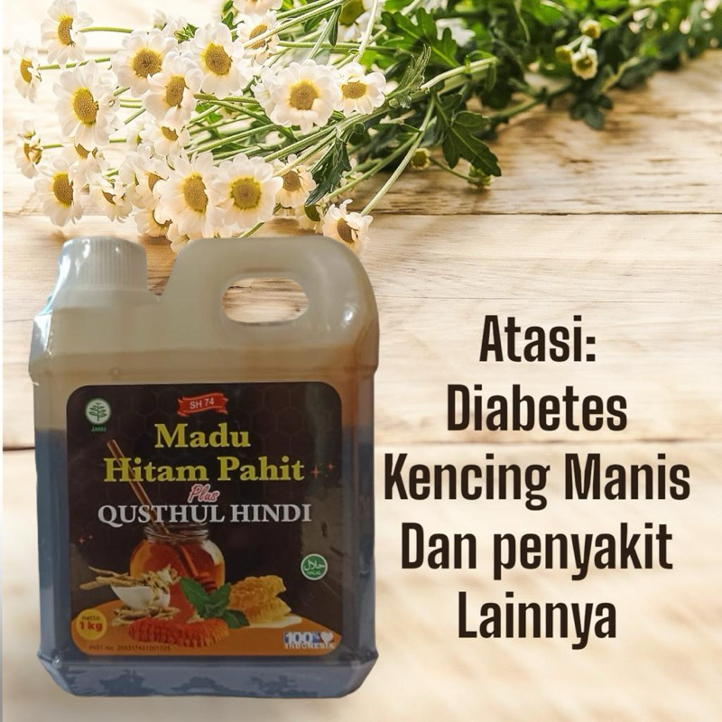 Madu Hitam Pahit Insulin , Ekstrak Gamat  1Kg Atasi Diabetes dll.