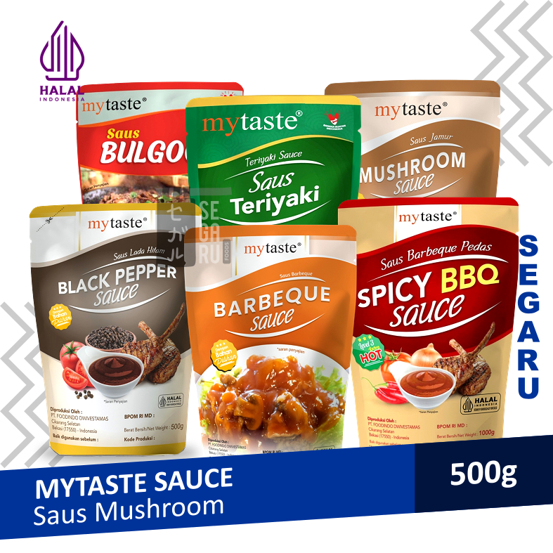 Jual MyTaste Saus Teriyaki Bulgogi Barbeque Jamur Cheese Sauce Halal 500gr Shopee Indonesia