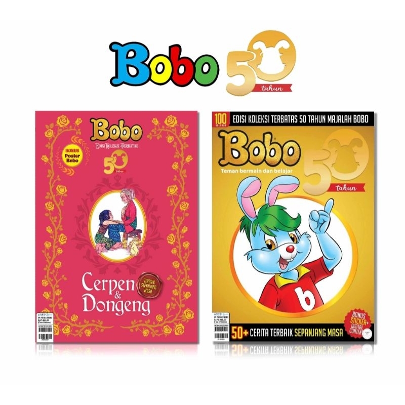 Jual Majalah Bobo Edisi Koleksi Terbatas 50 Tahun Limited Edition Cerita Cerpen And Dongeng