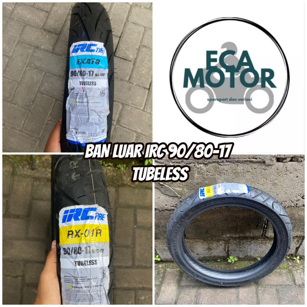 harga ban irc 90 80 ring 14 tubeless