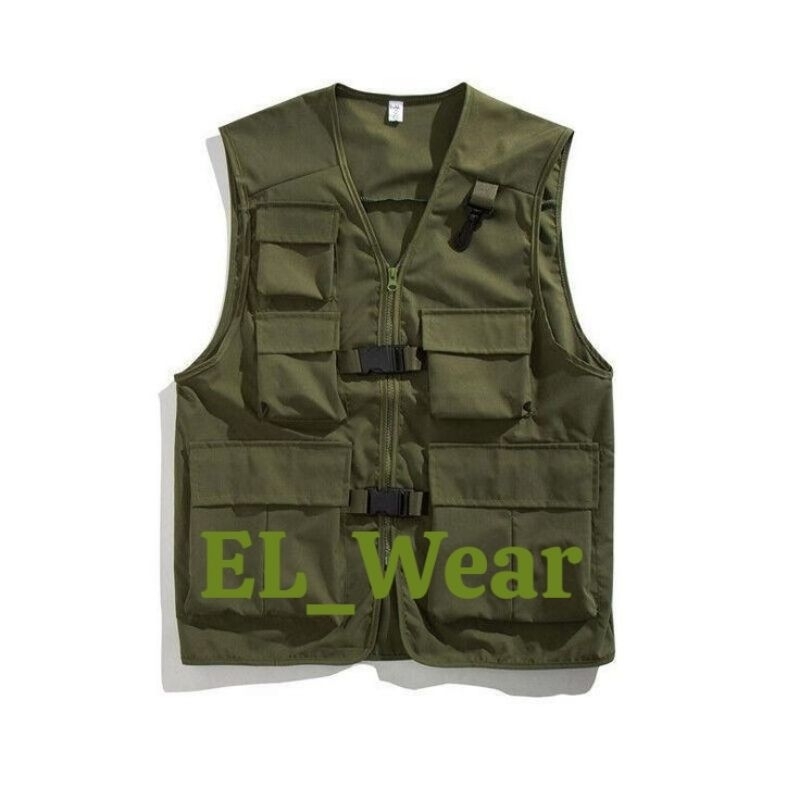 Jual Vest Rompi Outfit Multifocket | Shopee Indonesia