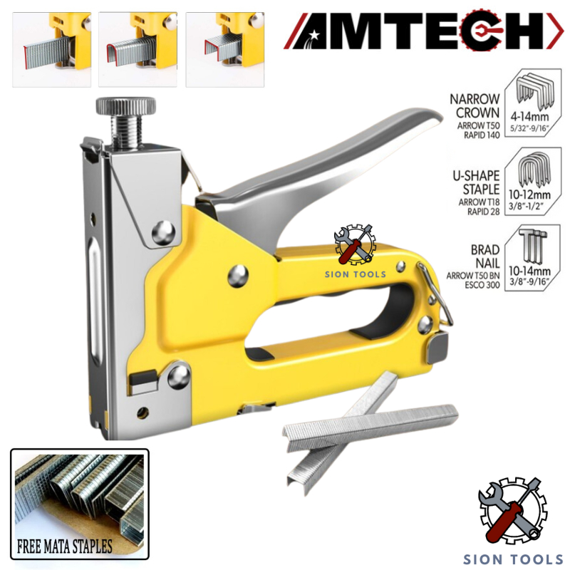 Jual AMTECH VELOZ STAPLES GUN TACKER 3 IN 1 STAPLE JOK TEMBAK HEKTER 3