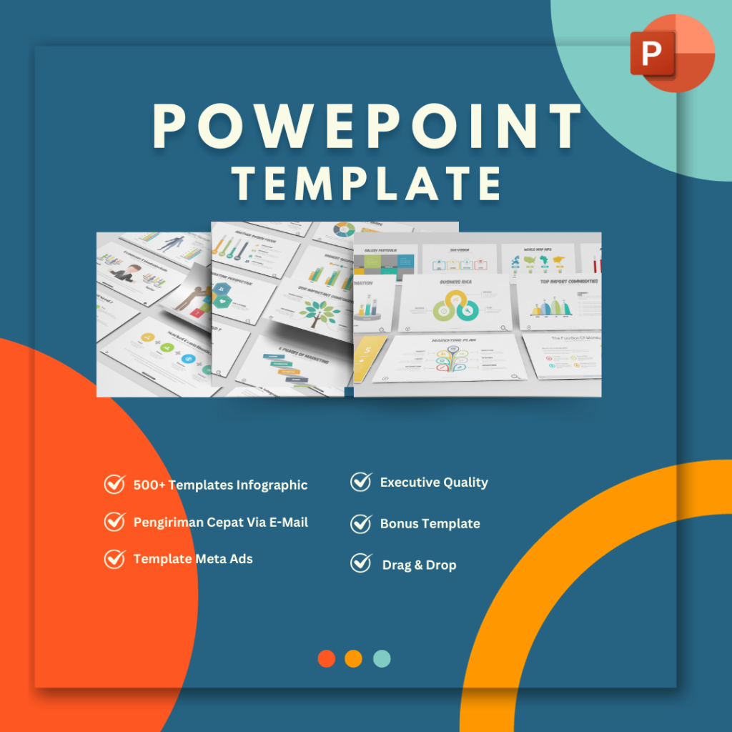 Jual MegaSlide Template Presentasi Template Presentation Bisnis Kuliah