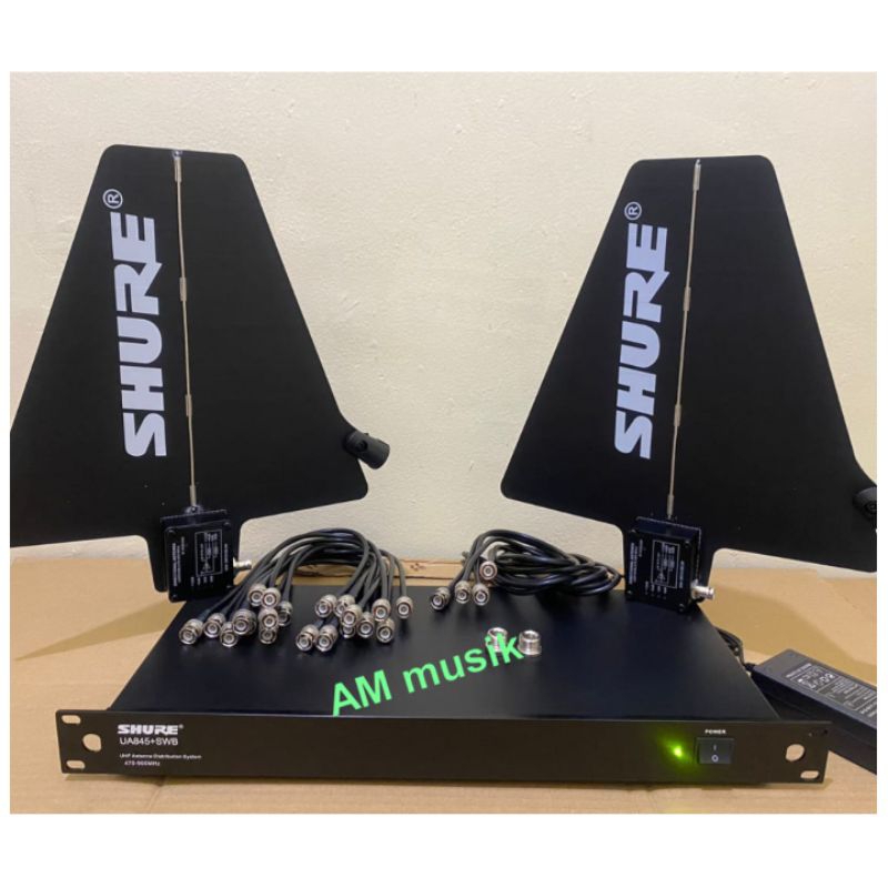 Jual DISTRIBUTOR ANTENA SHURE UA845+SWB 10 CHANNEL PEMANCAR FREQUENCY ...