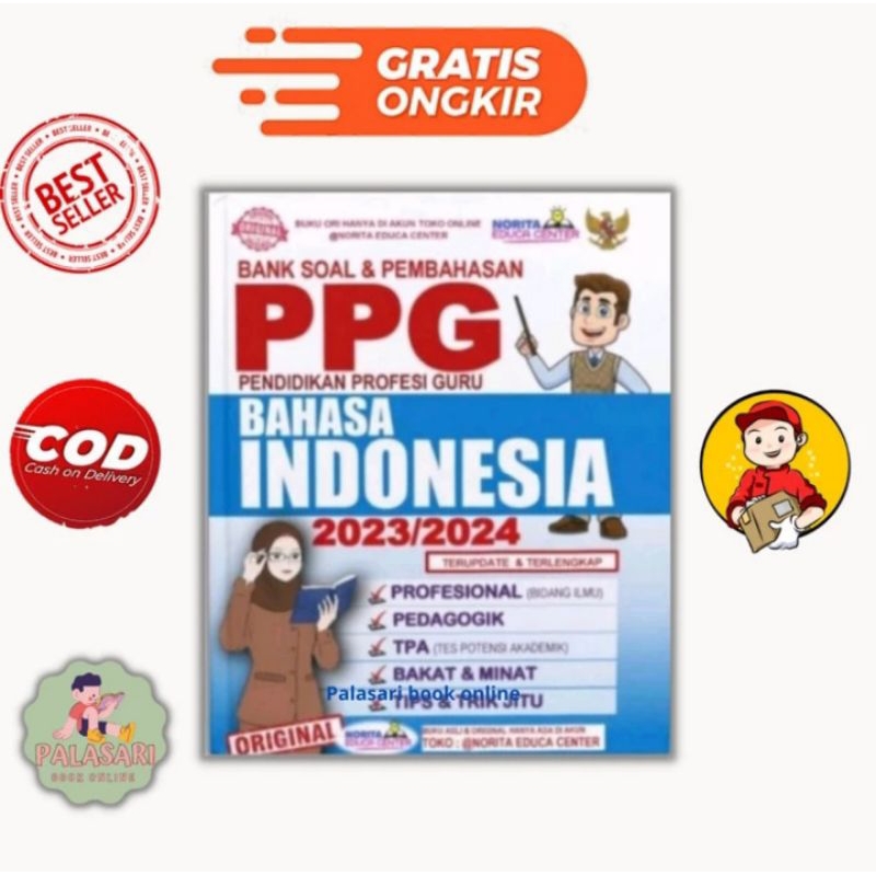 Jual BUKU BANK SOAL DAN PEMBAHASAN PPG PGSD TAHUN 2024 NORITA EDUCA