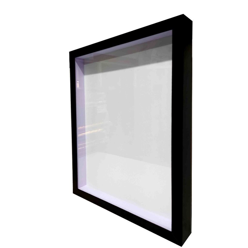 Jual Bingkai Frame Blok kayu 40x40 cm Hitam/kaca | Shopee Indonesia