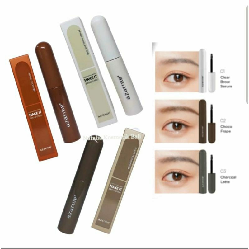 Jual Azarine Eyetention Series Make it Brow-Cara (7ml) | Shopee Indonesia