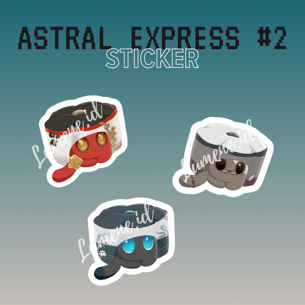 Jual Stiker Astral Express Pack 2/Himeko/Welt/Danheng IL/Cat Critters ...
