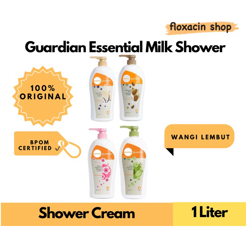 Jual Guardian Essential Shower Cream / Sabun Mandi Guardian 1 Liter