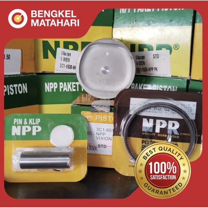 Jual PISTON KIT SEHER (3C1) VIXION UKURAN STD, 50, 100 NPP | Shopee ...