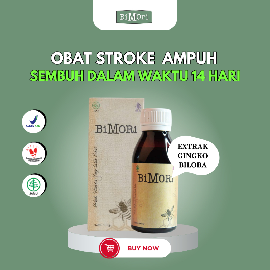 Jual Bimori Obat Stroke Untuk Penyumbatan Pembuluh Darah Atasi Kebas