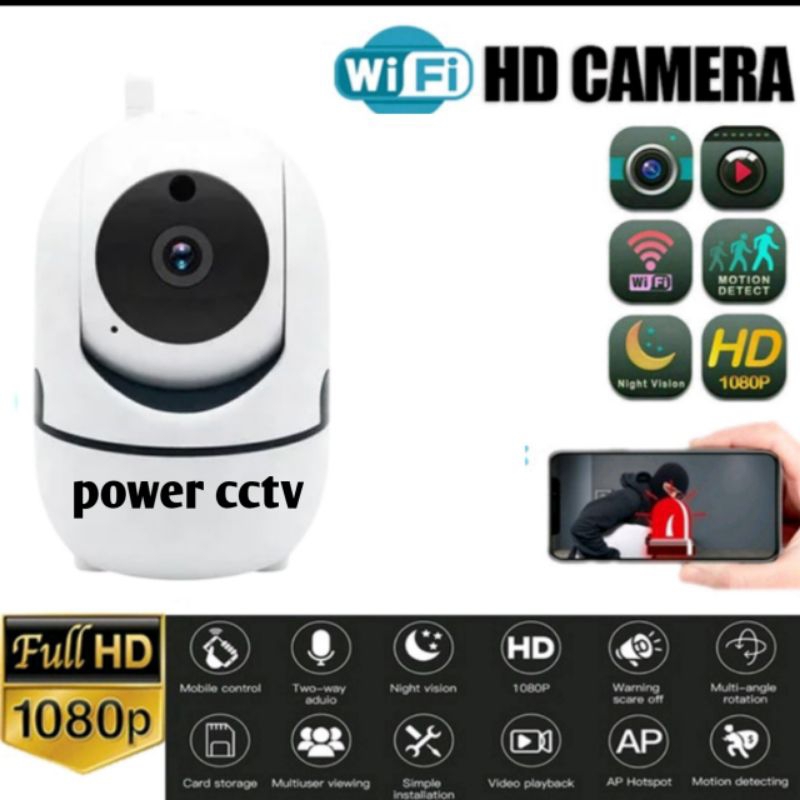 Jual CCTC HOME SMART IP Cam CCTV HUMAN TRACKING WIRELESS FULL HD 1080P ...