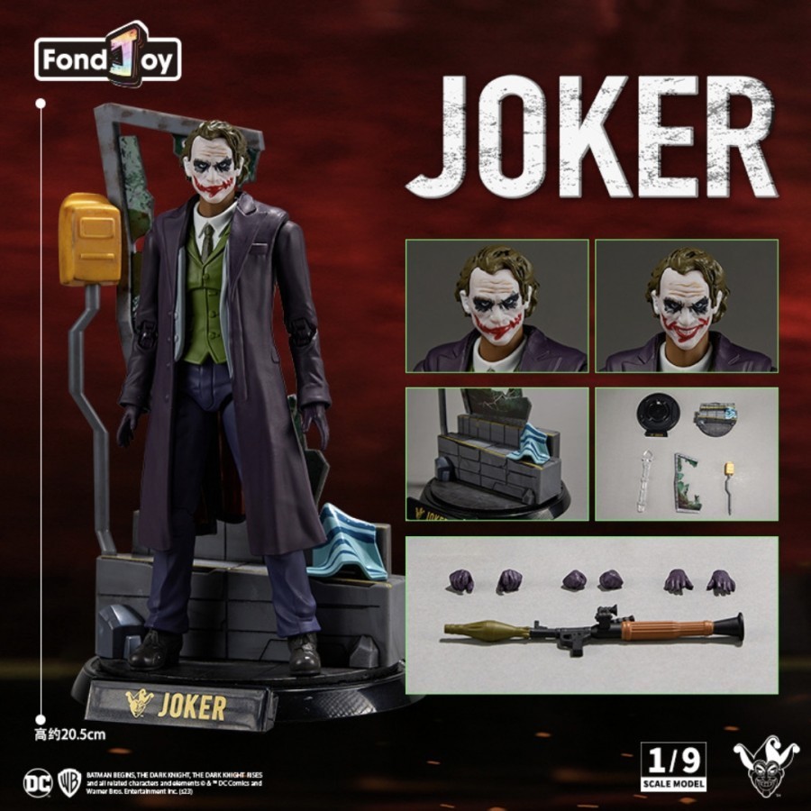 Jual Zd Toys Fondjoy Figure Dc Comic Joker The Dark Night With Diorama 