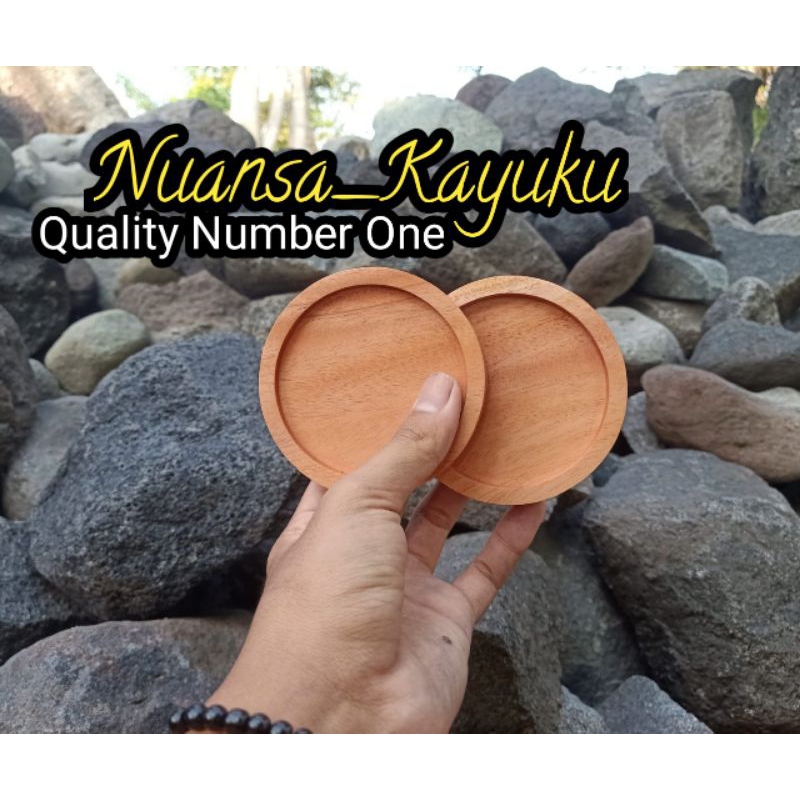 Jual Tatakan Gelas Kayu Wooden Coaster Kayu Alas Gelas Kayu Tatakan Gelas Kayu Shopee Indonesia