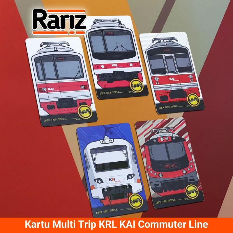 Jual Kartu Multi Trip KRL Commuter Line Edisi Armada Commuter Line ...
