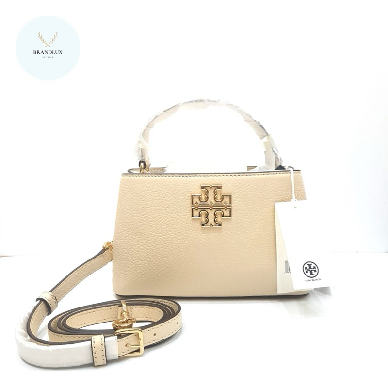 Jual TORY BURCH BRITTEN micro satchel with longstrap | Shopee Indonesia