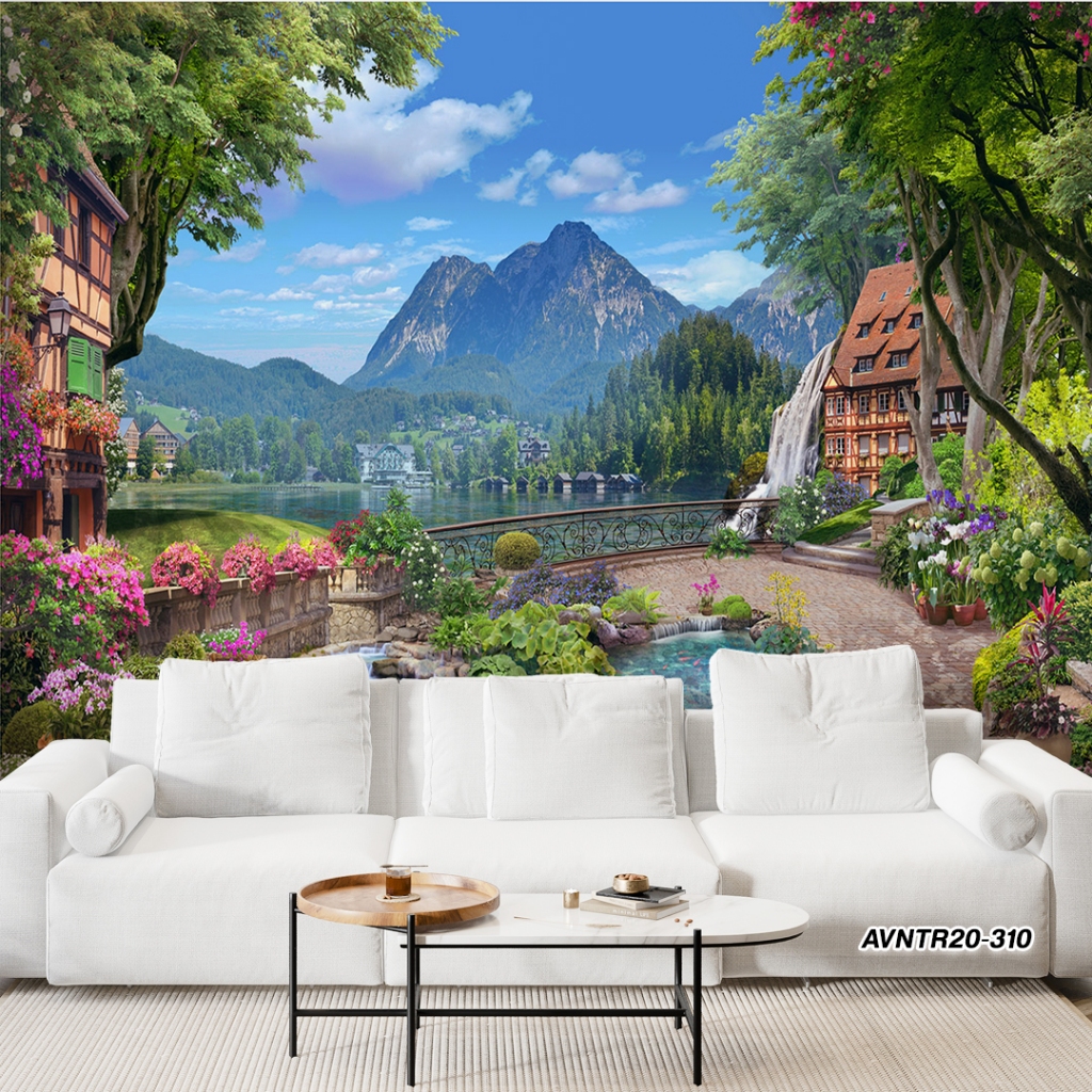 Jual Wallpaper Dinding Custom | Wallpaper Dinding Ruang Tamu ...