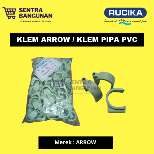 Jual KLEM PIPA PVC / KLEM ARROW UKURAN 4” | Shopee Indonesia